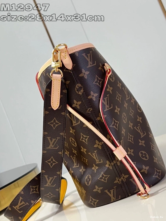 Louis Inside MM-31*28*14cm Bandoulière Out Vuitton Neverfull 0722